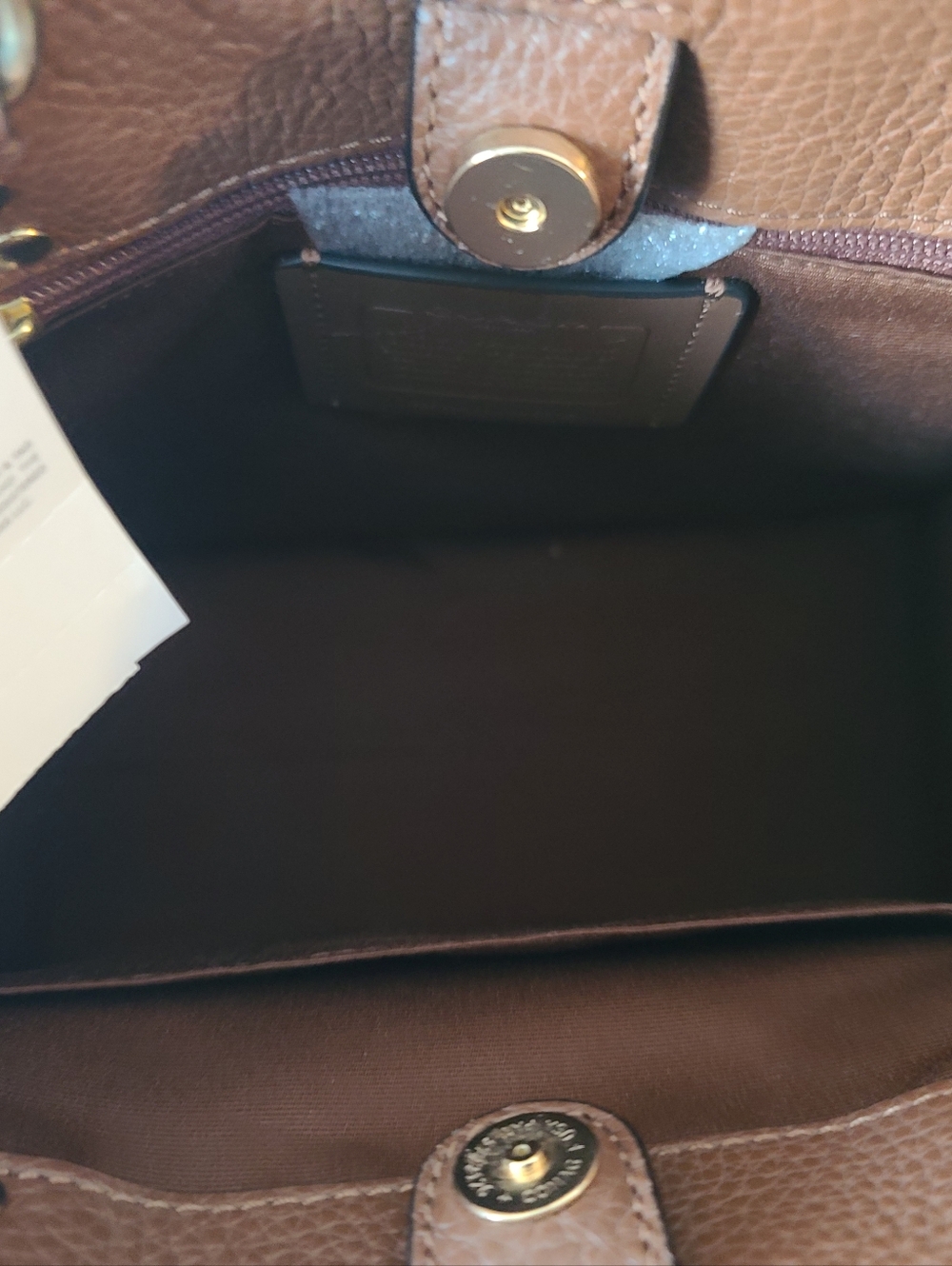NWT Coach Dempsey Tote Bag 22 In Colourblock Signature Canvas With Disco Patches - Picture 13 of 14
